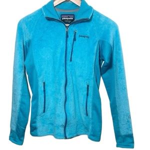 Patagonia Womens R Regulator Fleece Jacket Blue Polartec Full Zip Size Small